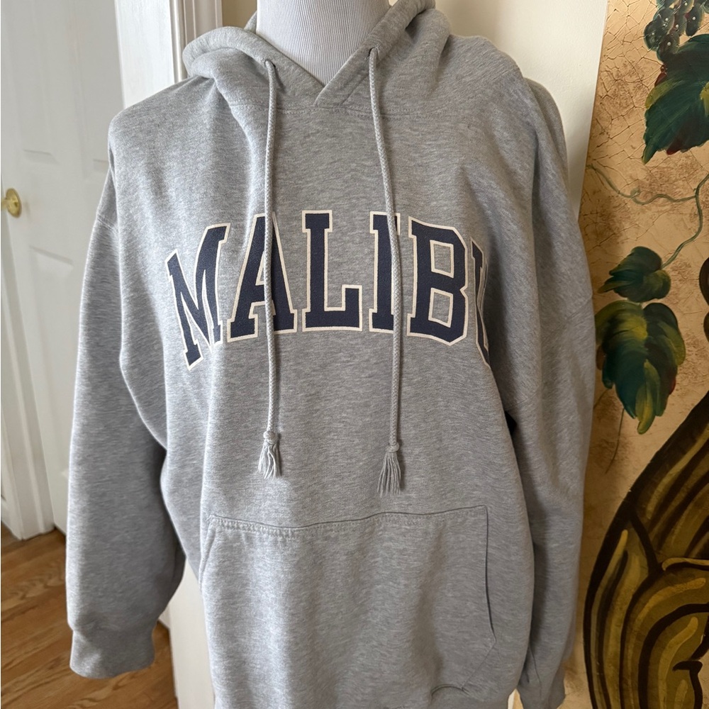 Brandy Melville Gray Malibu Hoodie